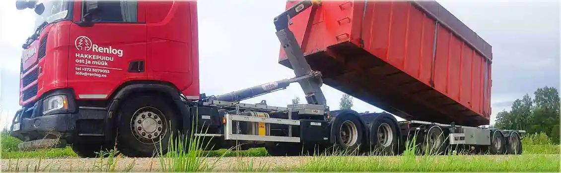 hakkepuidu konteinerveok puiduhakke veoks